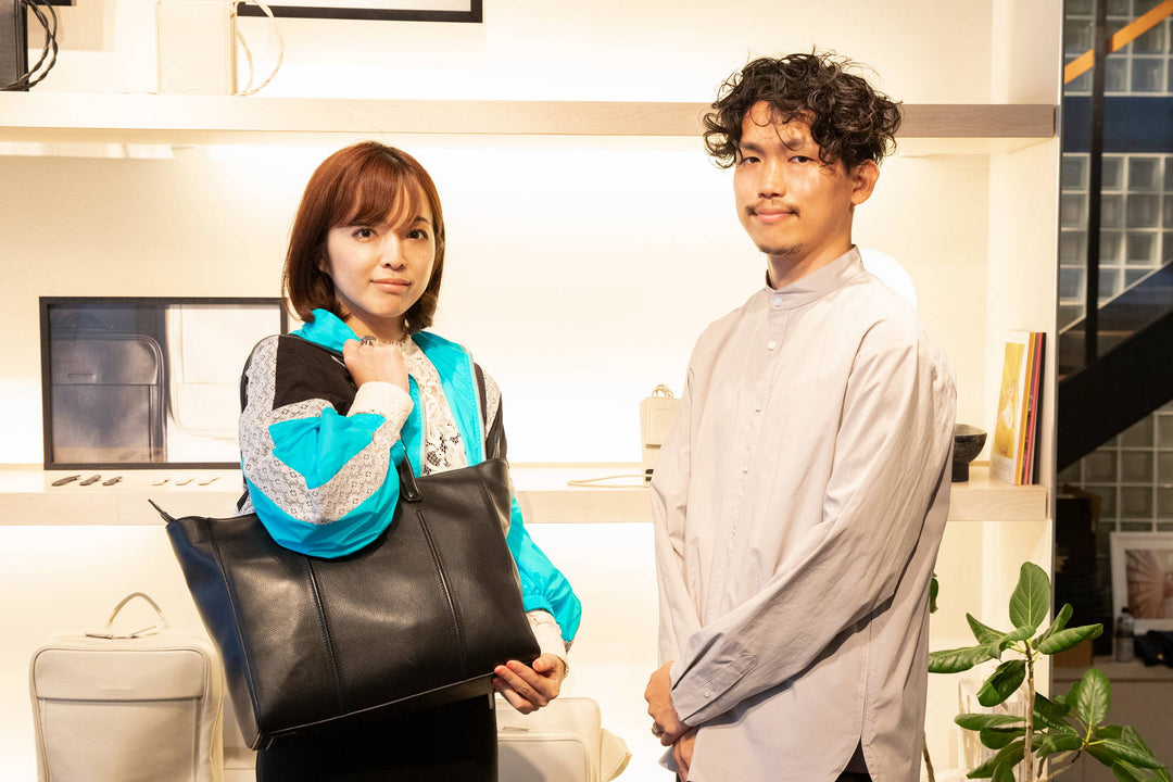 User Interview Vol.4 ブロックチェーンの未来を見据える金光碧が選んだ「私の哲学に寄り添うトートバッグ」