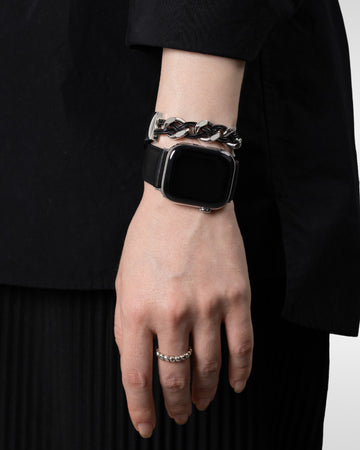 レザーハイブリッドダブルラップバンド インターレース for Apple Watch