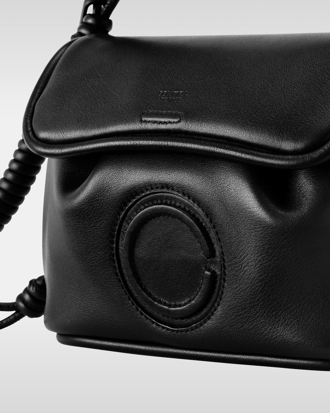 beautiful people × objcts.pro DENWA leather bag