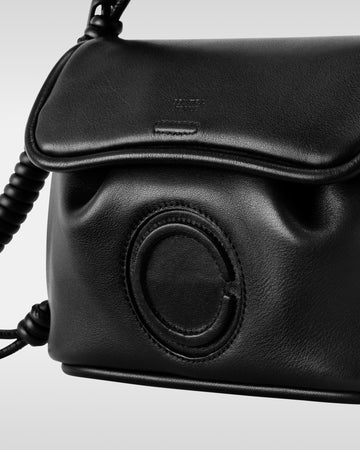 beautiful people × objcts.pro DENWA leather bag