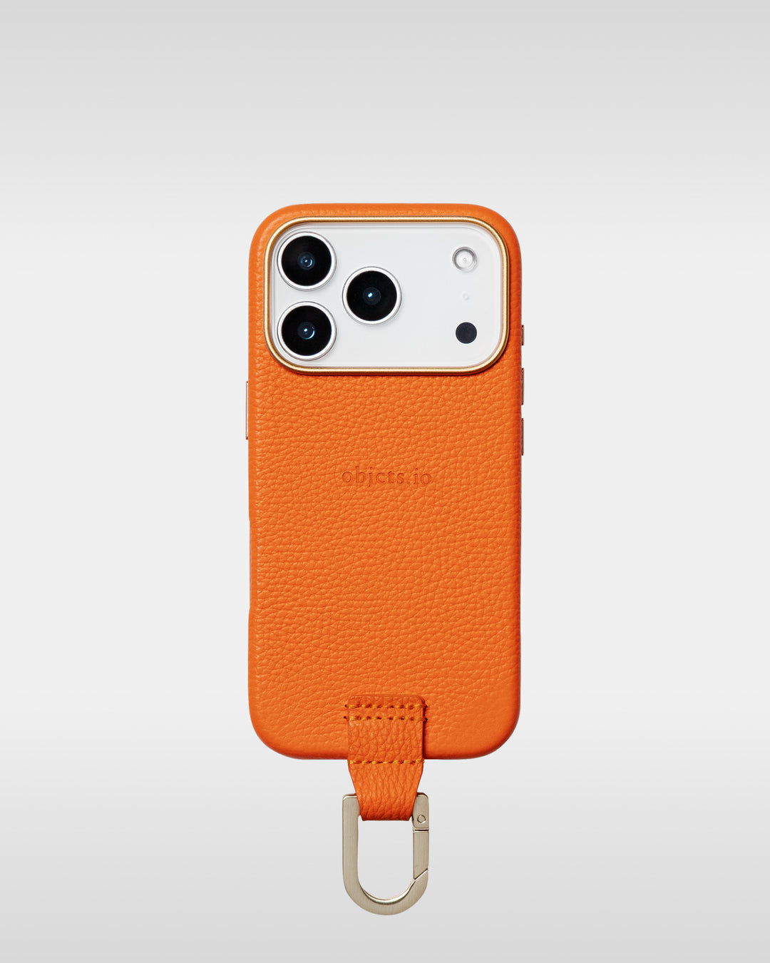 レザーストラップ + iPhoneケースセット - パンプキン