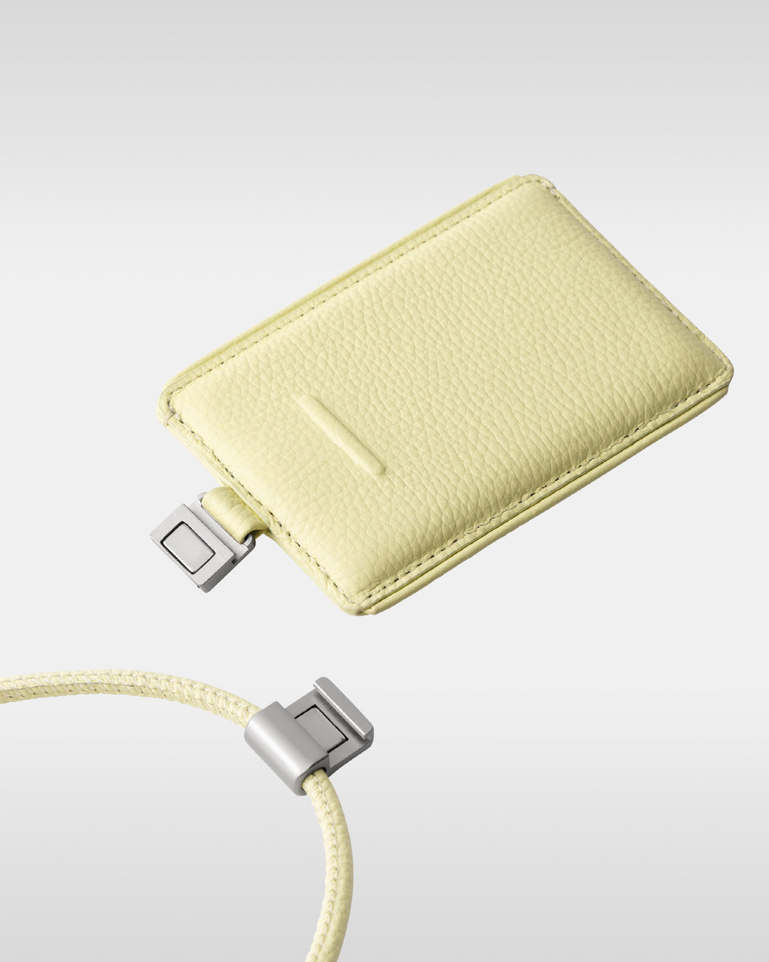 デタッチャブルストラップ + iPhoneケースセット - バターイエロー