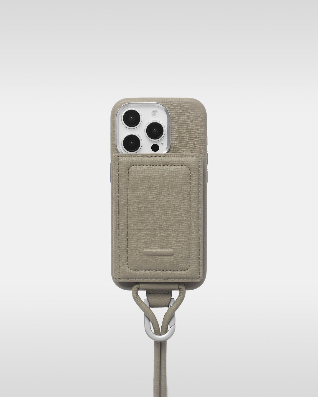 レザーストラップ + iPhoneケースセット - トープ